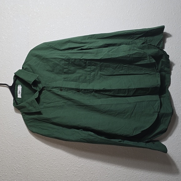 Lui Organic Cotton Shirt - Hunter Green - Picture 2 of 4